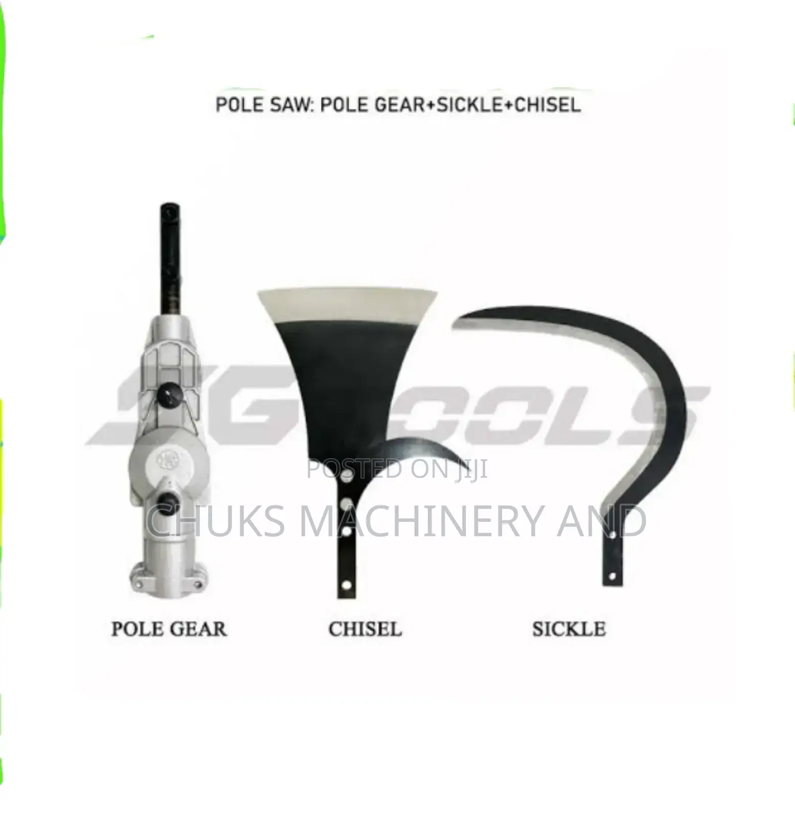 Palm Harvester Gear Head and Blade