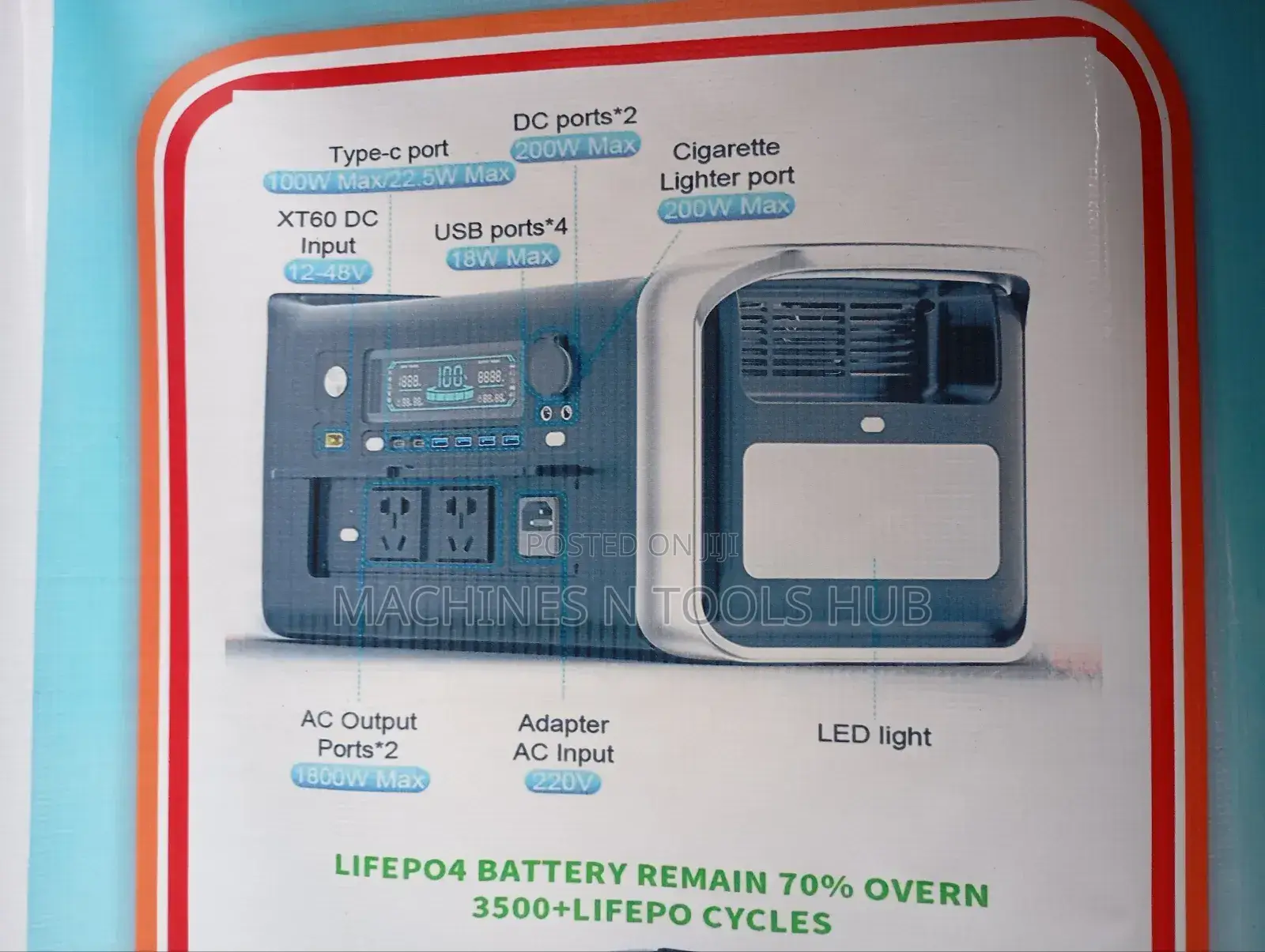 Apower 2000 Portable Power Station / Solar Generator