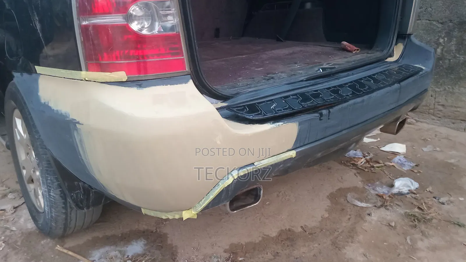 Car Bumper Repair Spray Painting