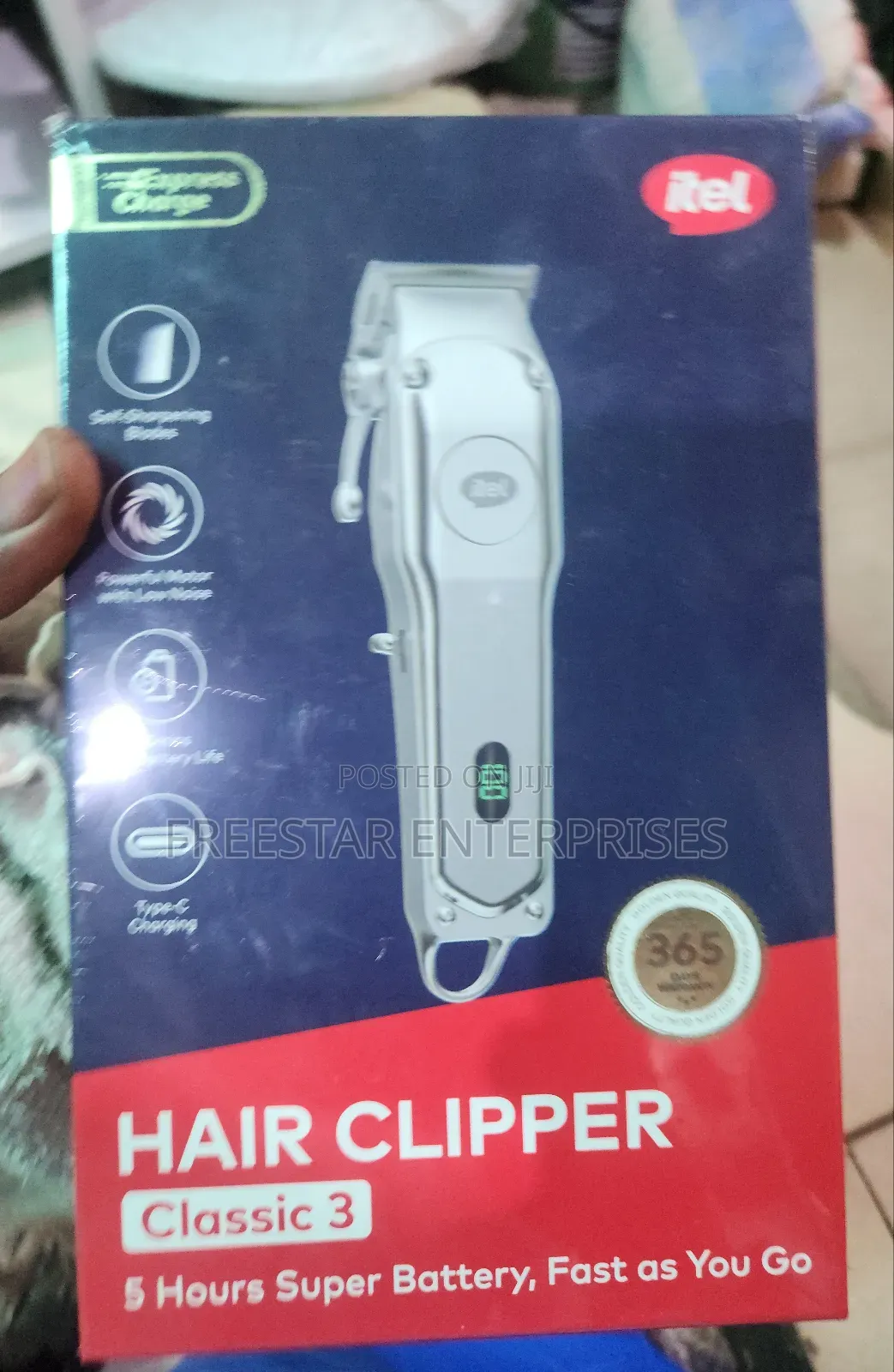 Itel Classic 3 Hair Clipper. Itel Stainless Steel Clipper.