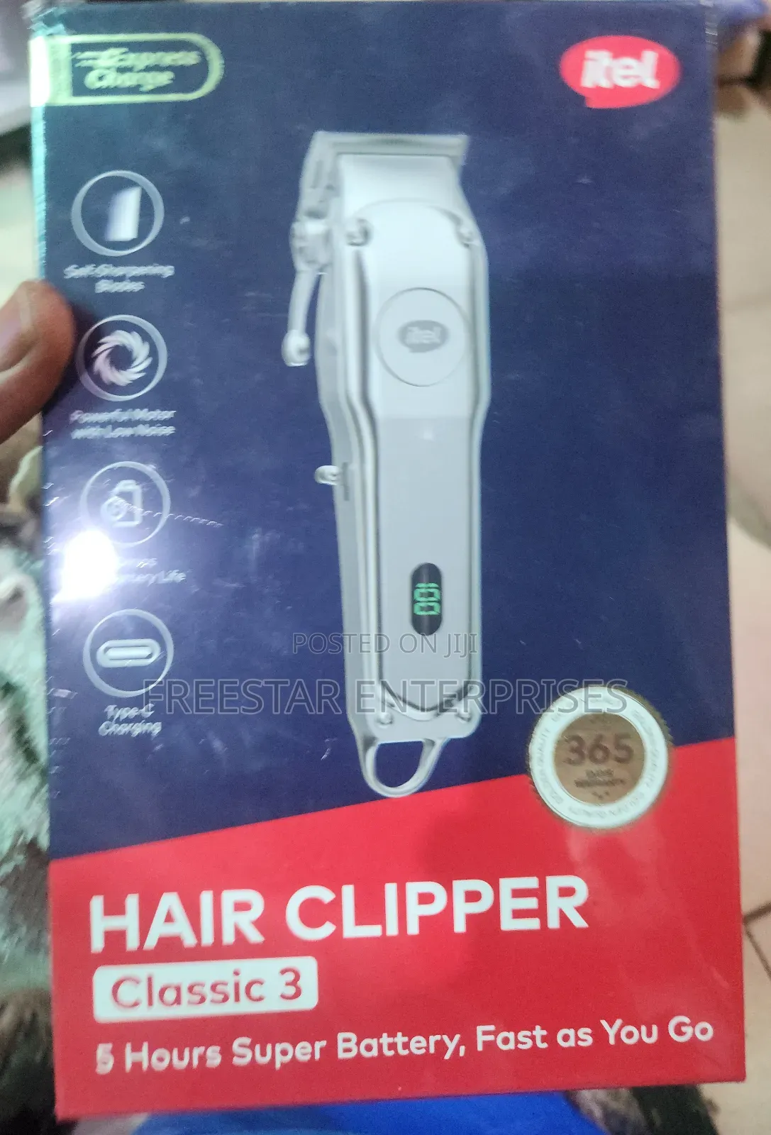 Itel Classic 3 Hair Clipper. Itel Stainless Steel Clipper.