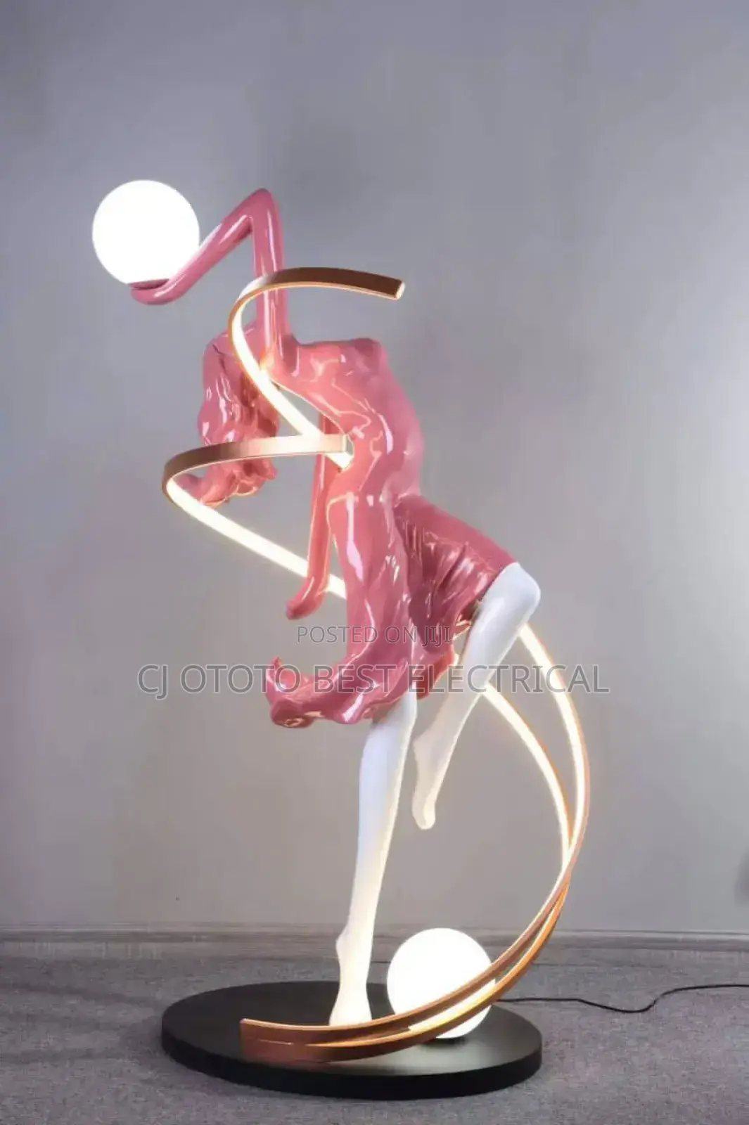 Massive Luxury Standing Mable Lamp With Led Light
