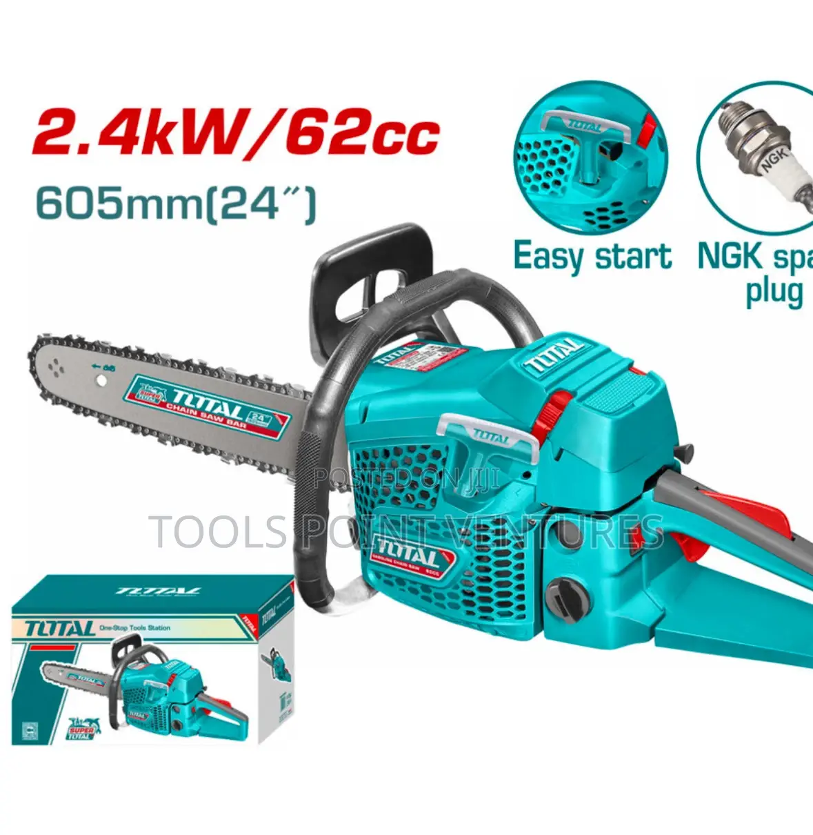 Total Gasoline Chain Saw (305mm 24inches)