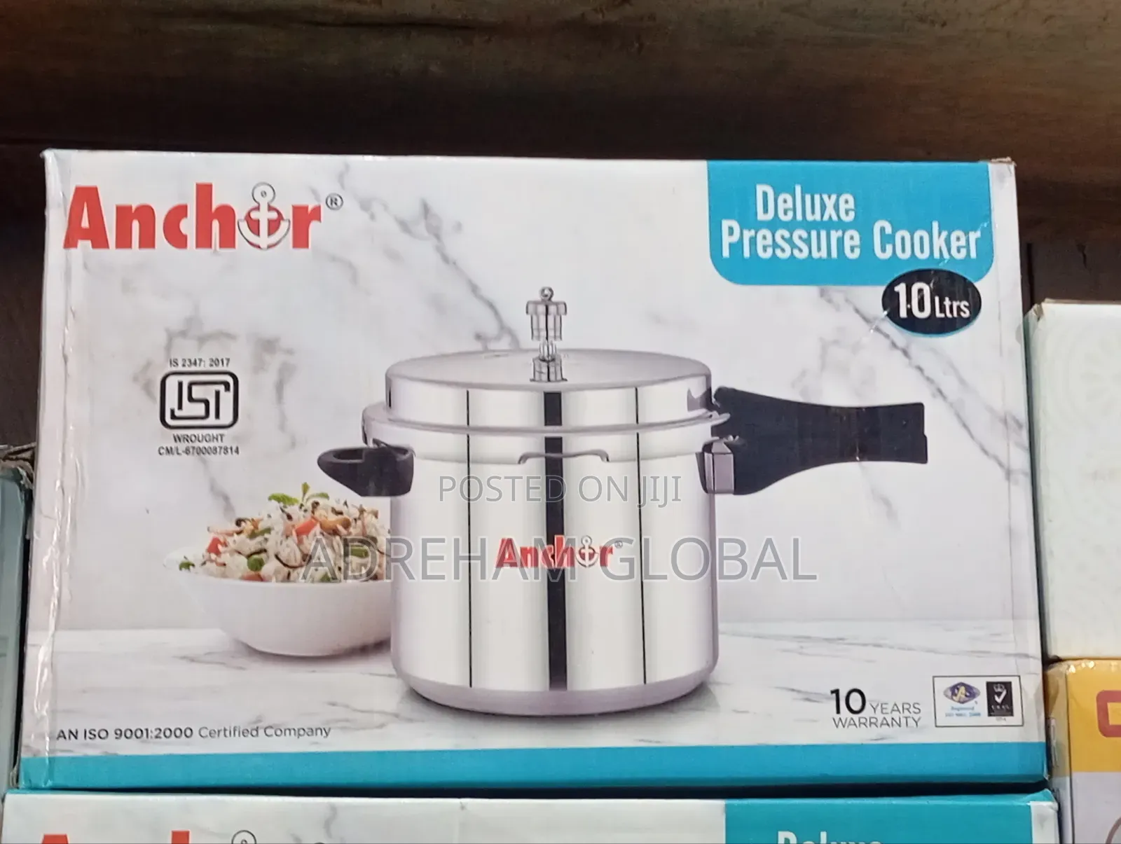 Anchor Deluxe 10litres Pressure Cooker