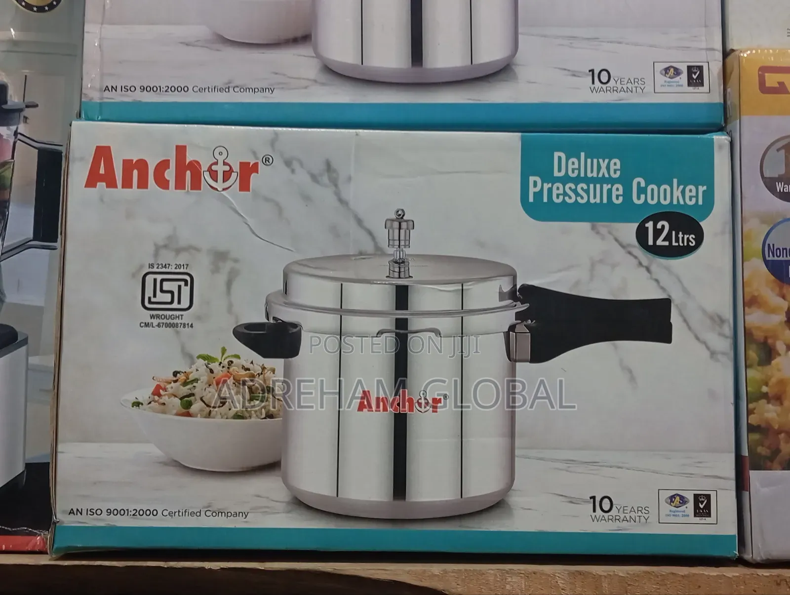 Anchor Deluxe 12litres Pressure Cooker.