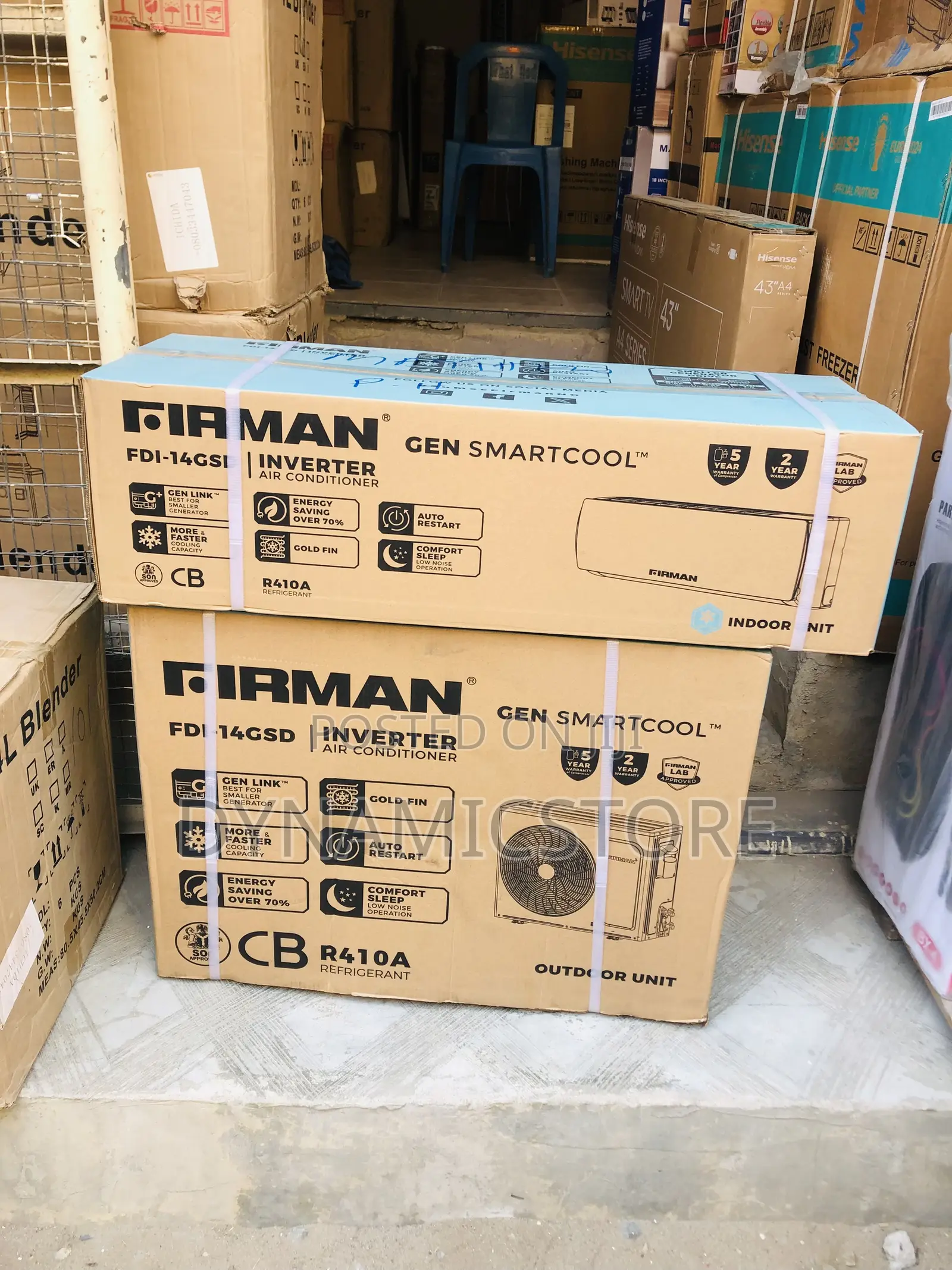 Fireman 1.5hp Smart Inverter Gen Cool With Kit