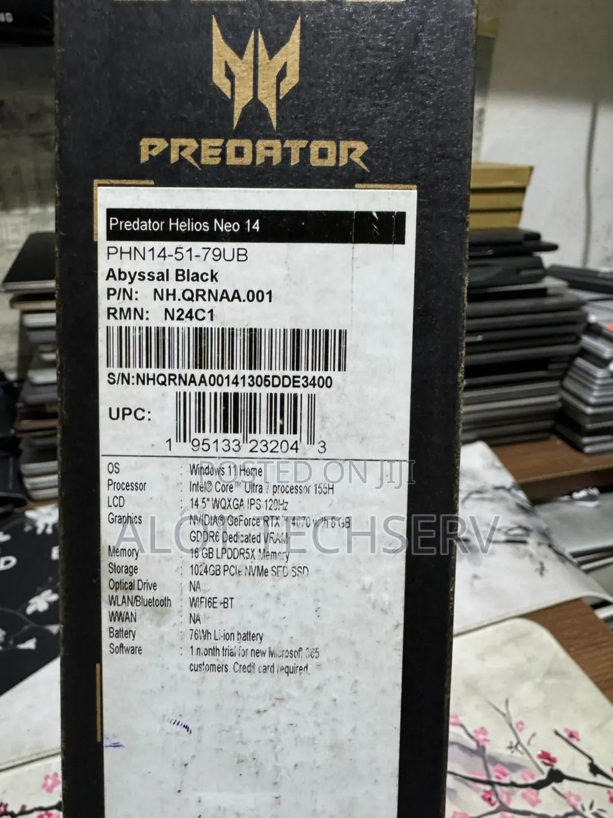 Laptop Acer Predator Helios 300 16GB Intel Core Ultra 7 SSD 1T