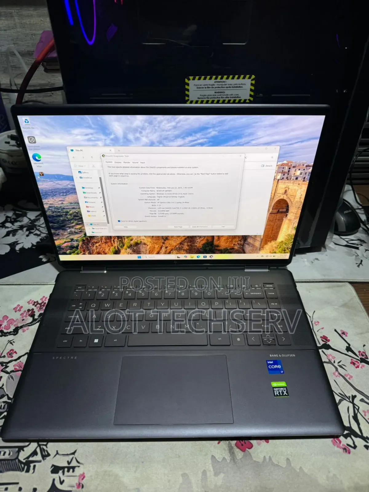 Laptop HP Spectre X360 15t 16GB Intel Core I7 SSD 1T