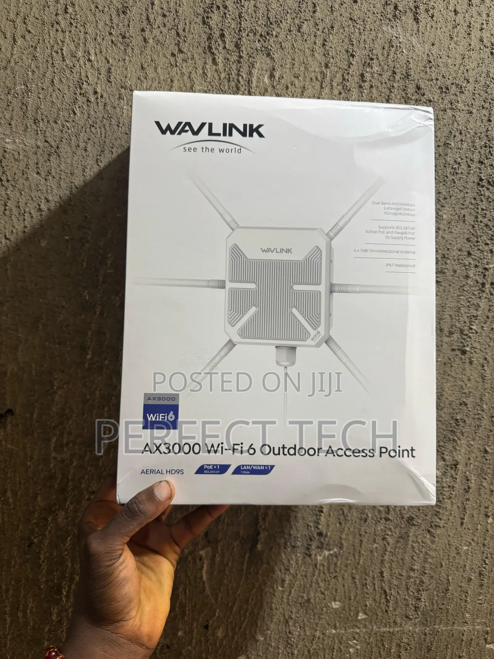 Wave-Link Wifi 6 Ax3000 Dual-Band Long Range Outdoor Ap Poe