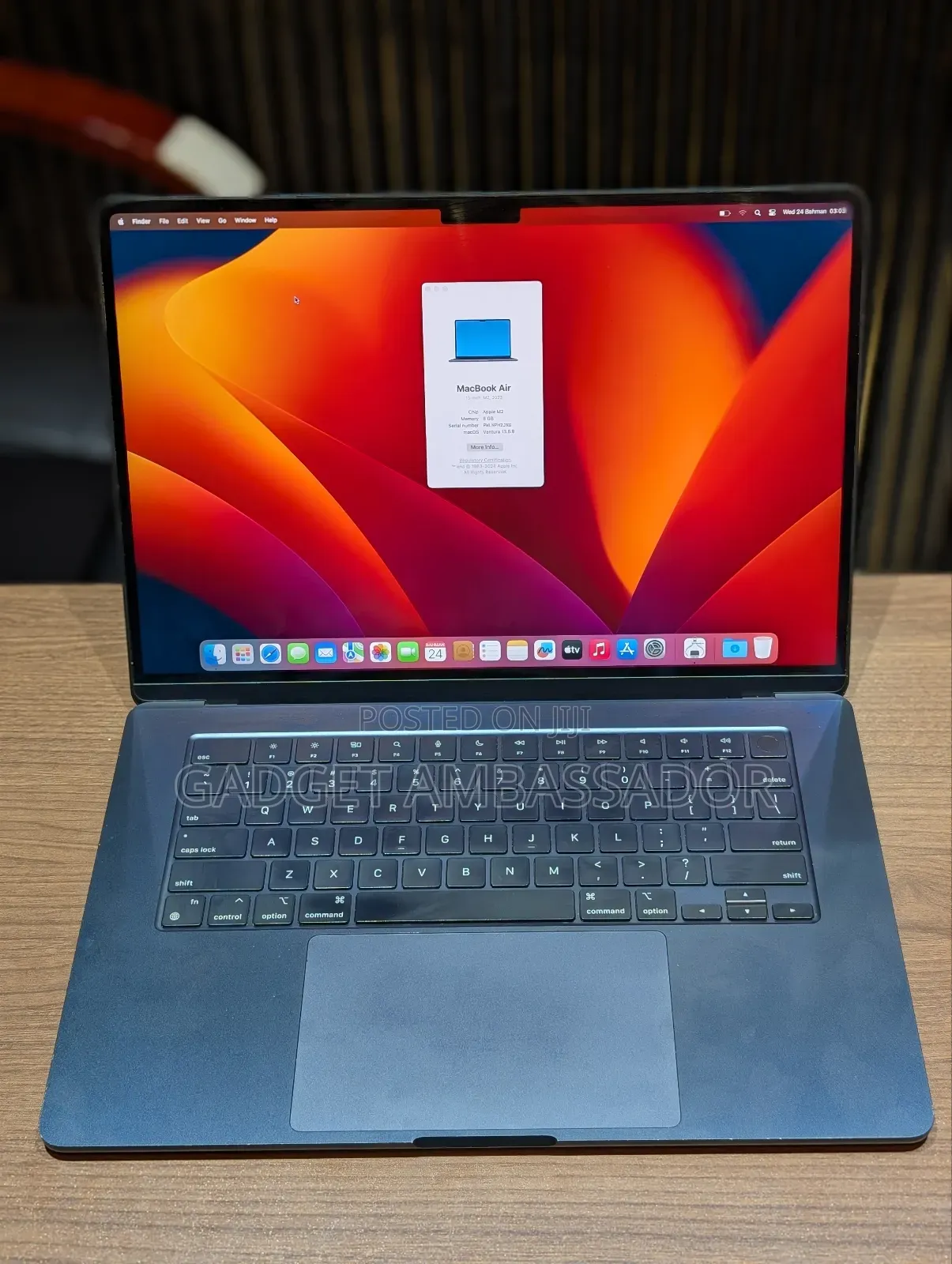 Laptop Apple MacBook Air 2023 M2 8GB Apple M2 SSD 512GB