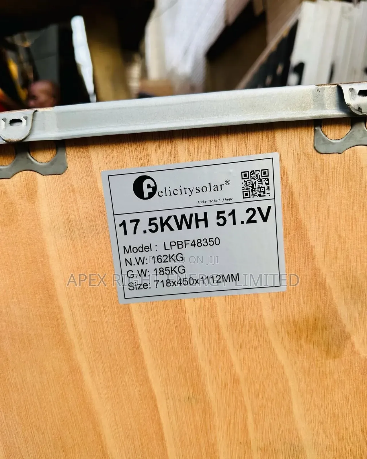 17.5kwh Felicitysolar Lithium Battery 350ah