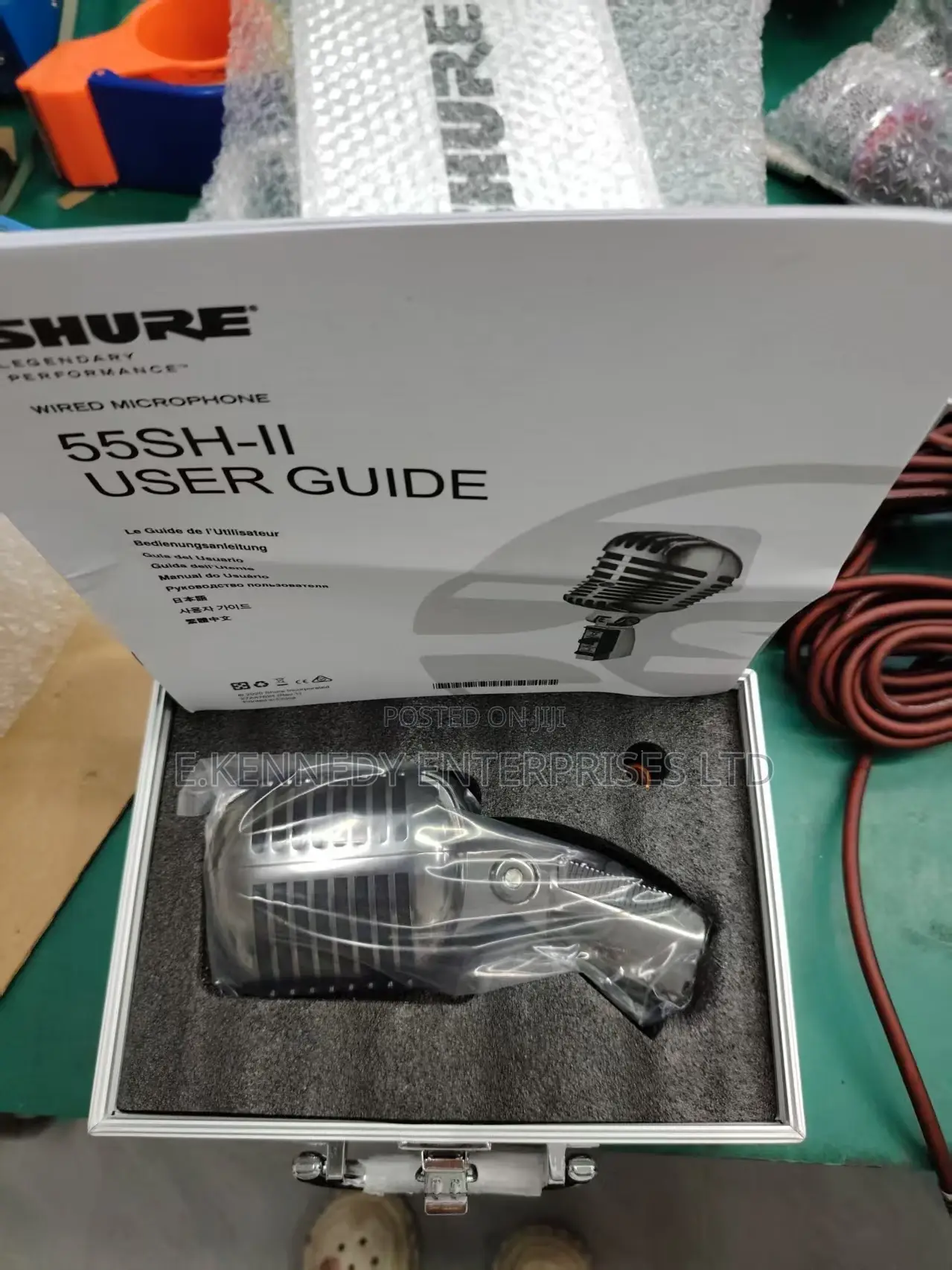 Orginal Shure 55sh Series Dynamic Vintage Microphone (Sliver
