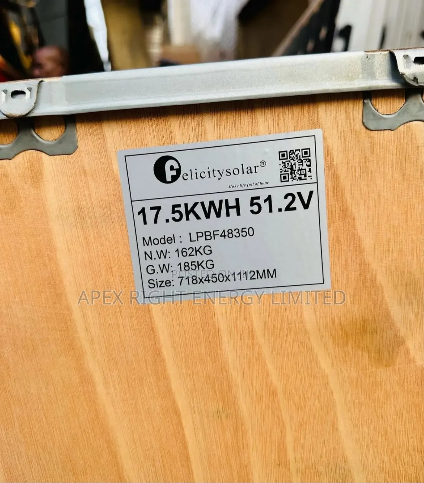 17.5kwh Felicity Lithium Battery 51.2volts