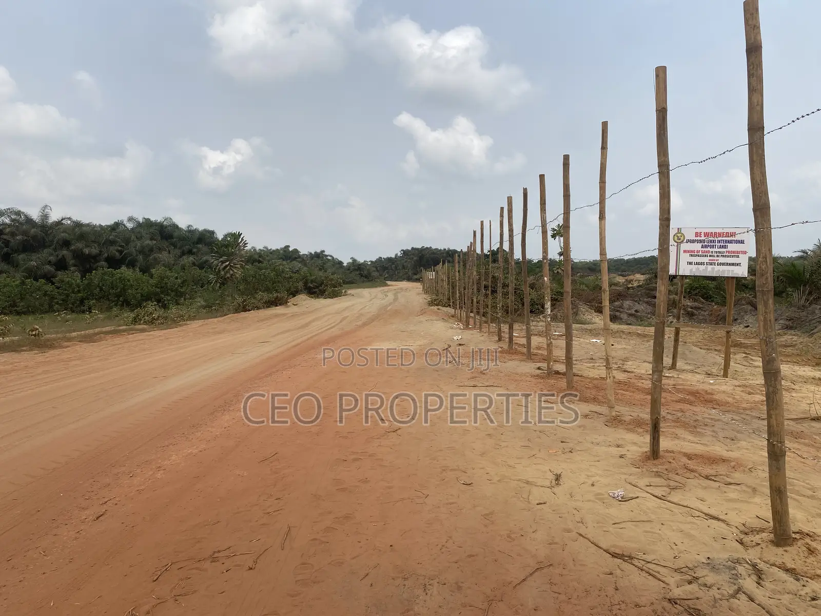 54,750sqm Facing Int.Airport,Ibeju(Proposed) at Airport Rd