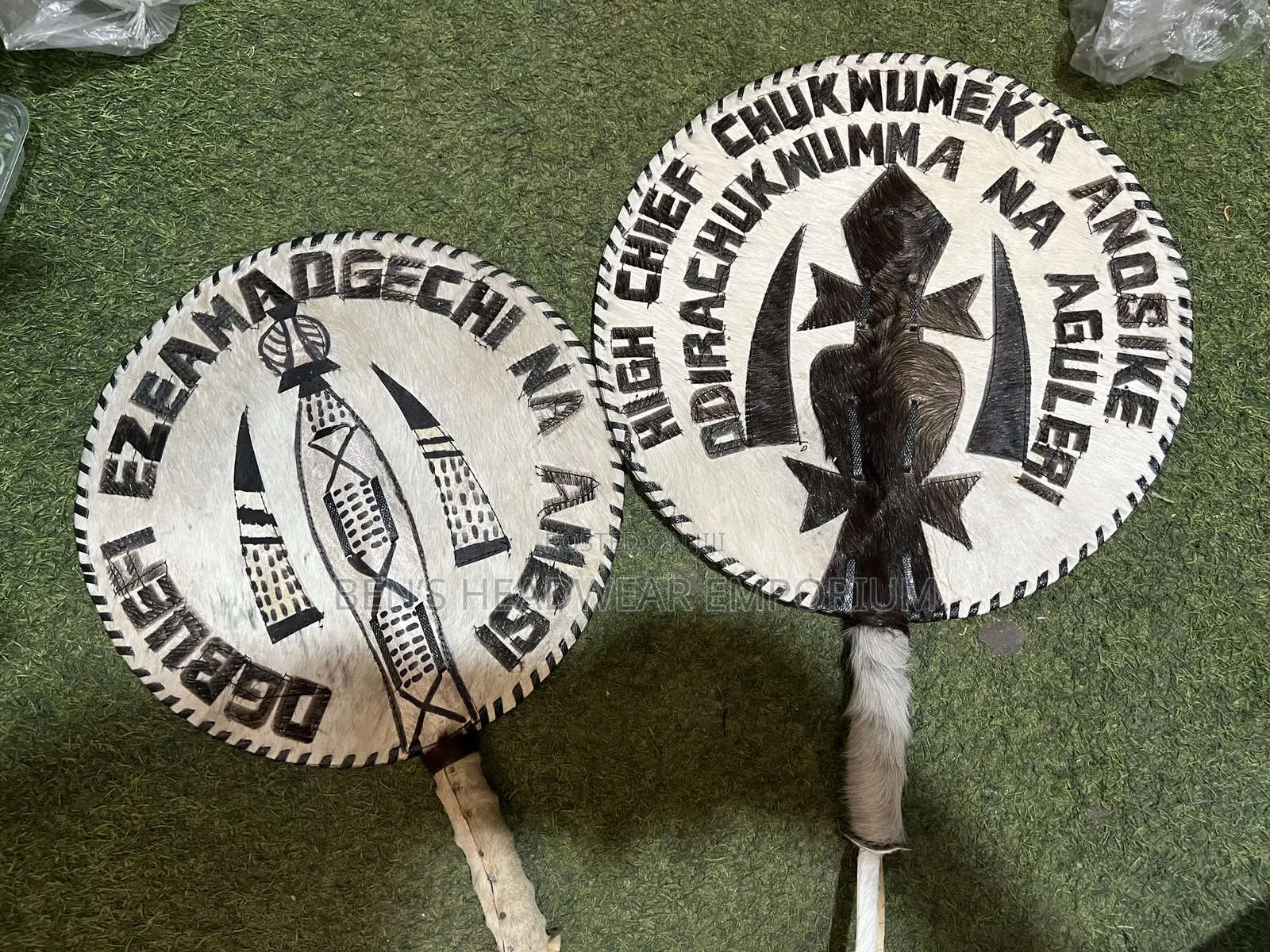 Animal Skin Hand Fan and Customisation