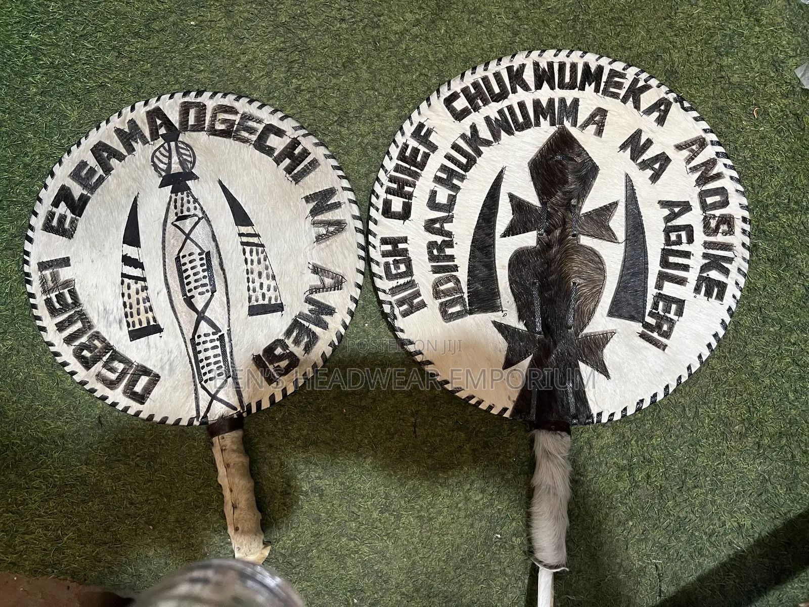 Animal Skin Hand Fan and Customisation