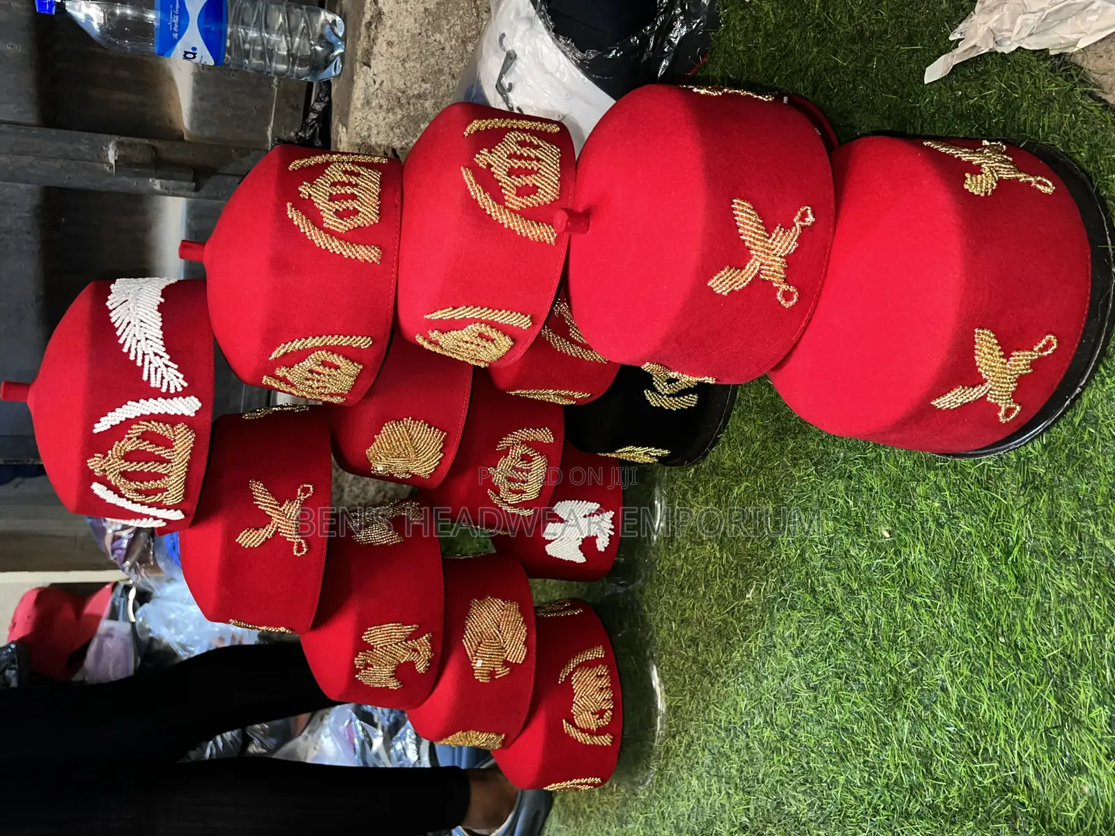 Latest Designs of Red Cap.
