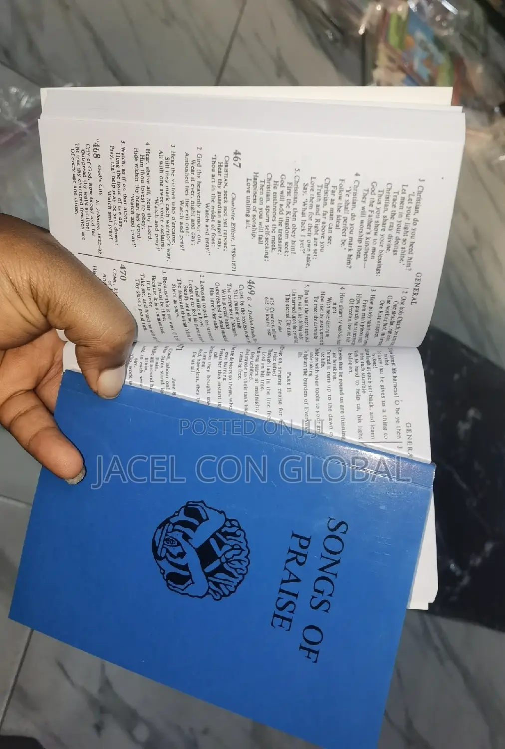 Songs of Praise Hymn Book