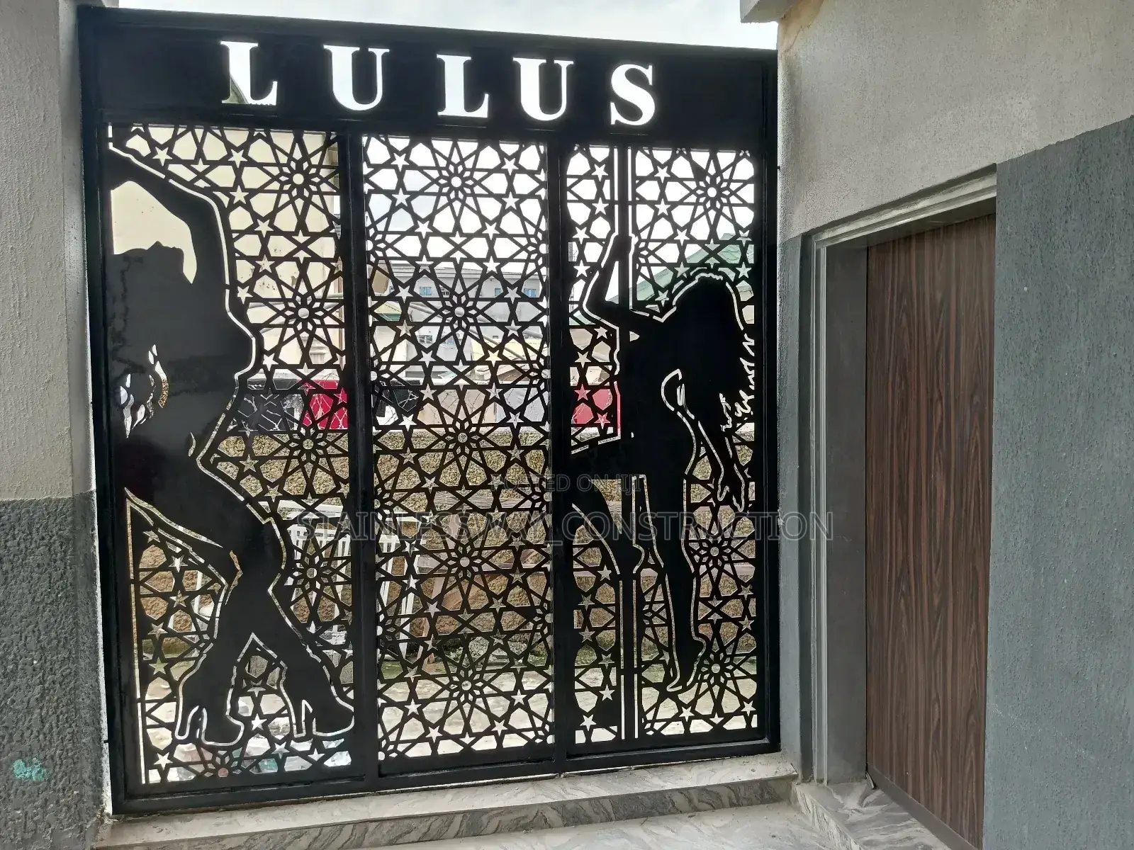 Lulu's Bar Laser Cut Handrails