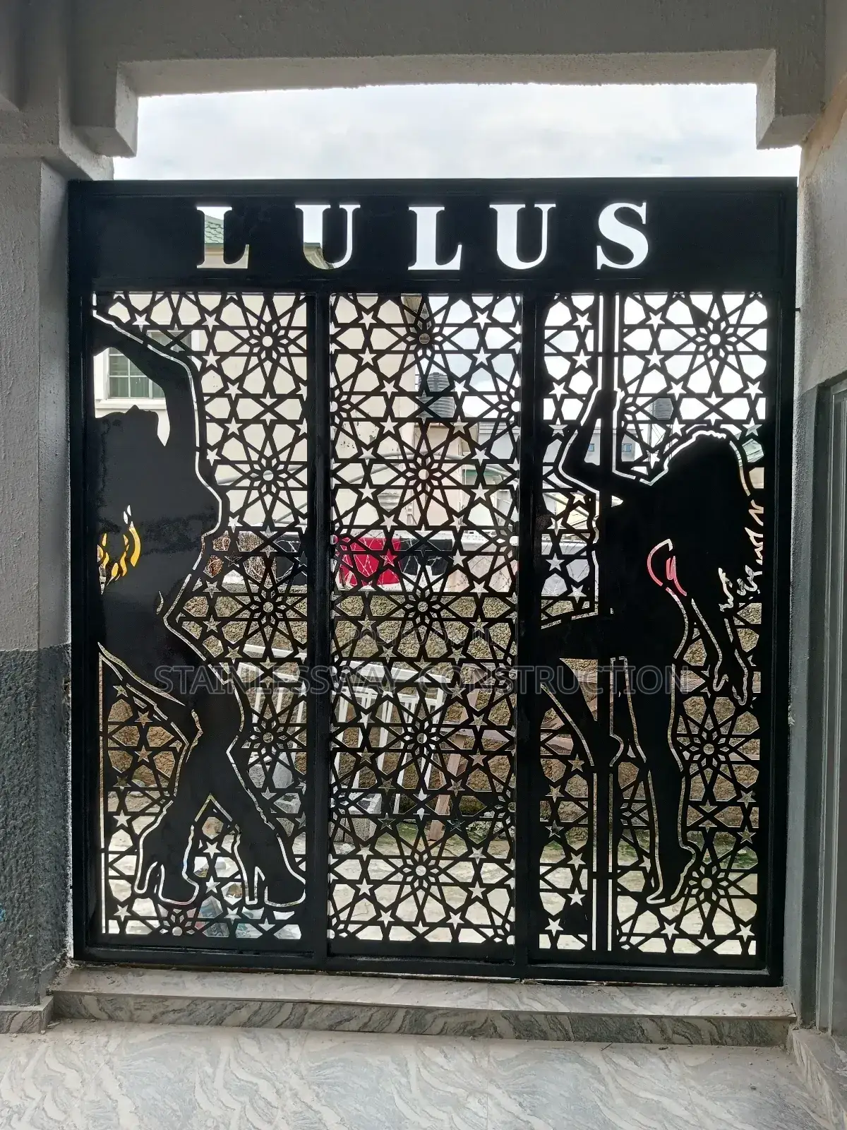 Lulu's Bar Laser Cut Handrails