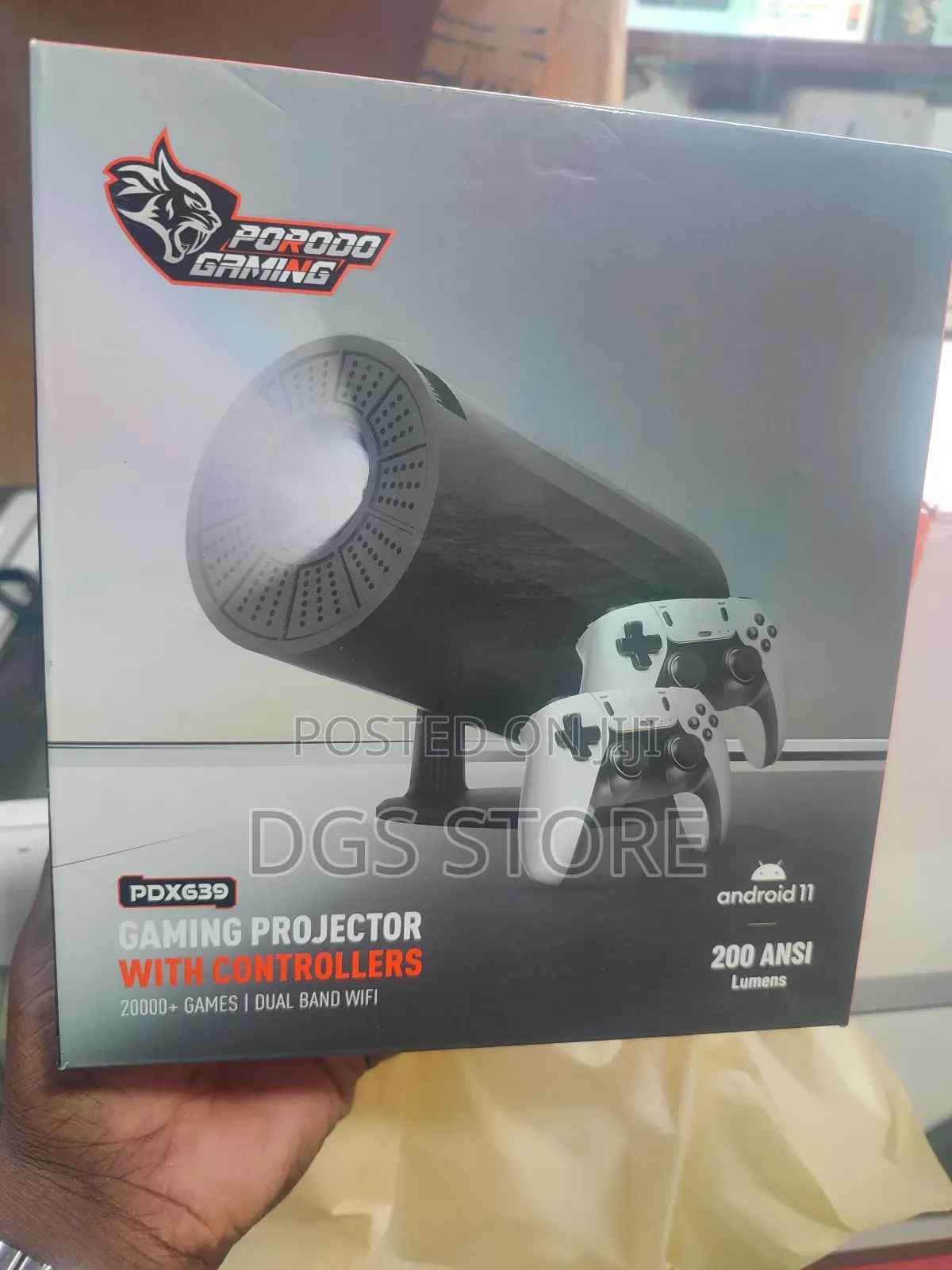 Porodo Gaming PDX639 Gaming Projector With Controllers