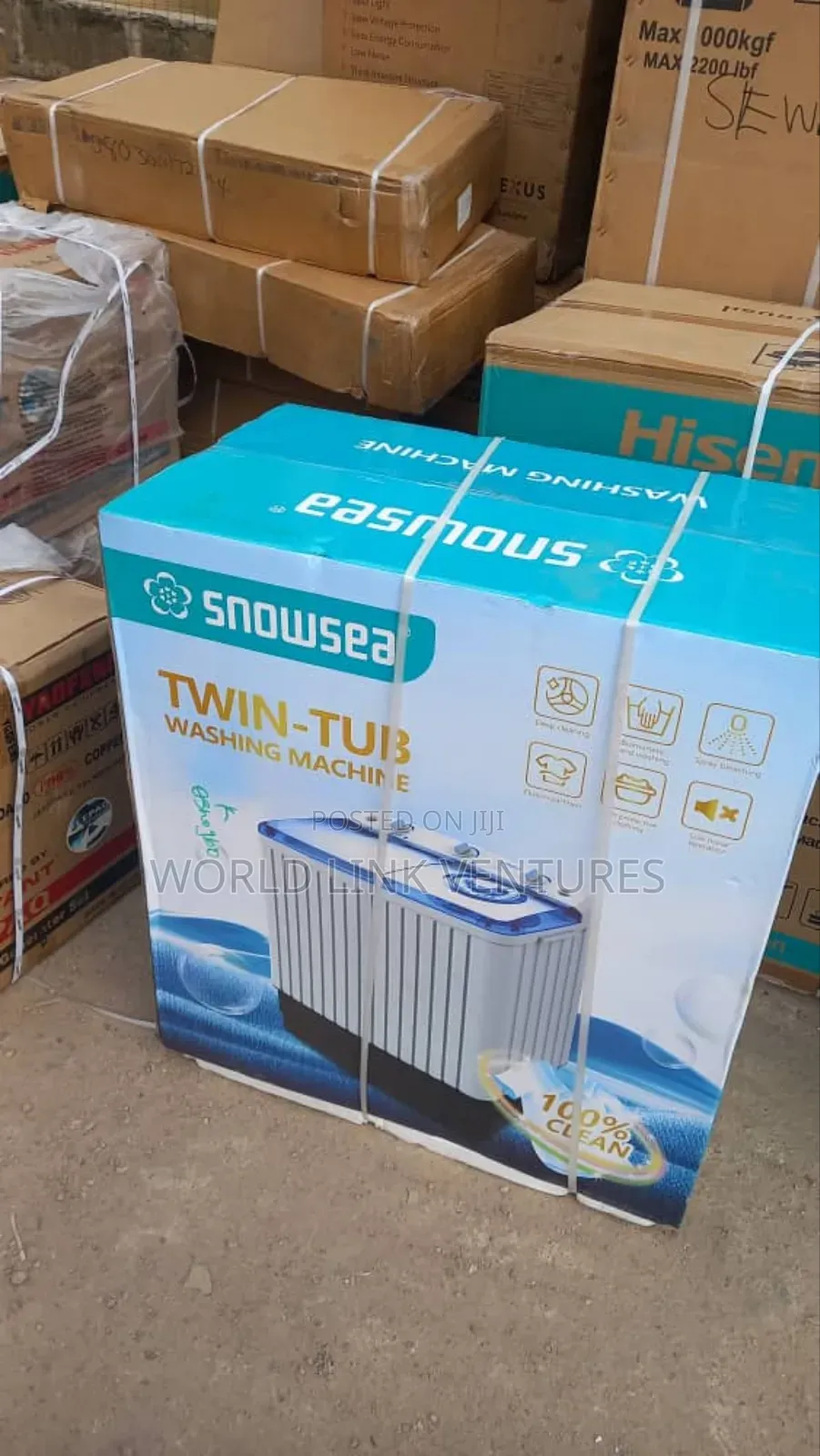 Snowsea Twin Tub Washing Machine 8kg Wishing Capacity