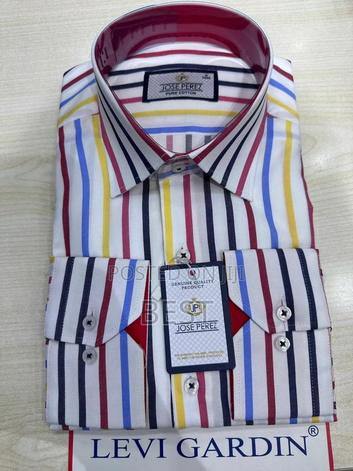 Multiple Colors Stripes Italian Shirts