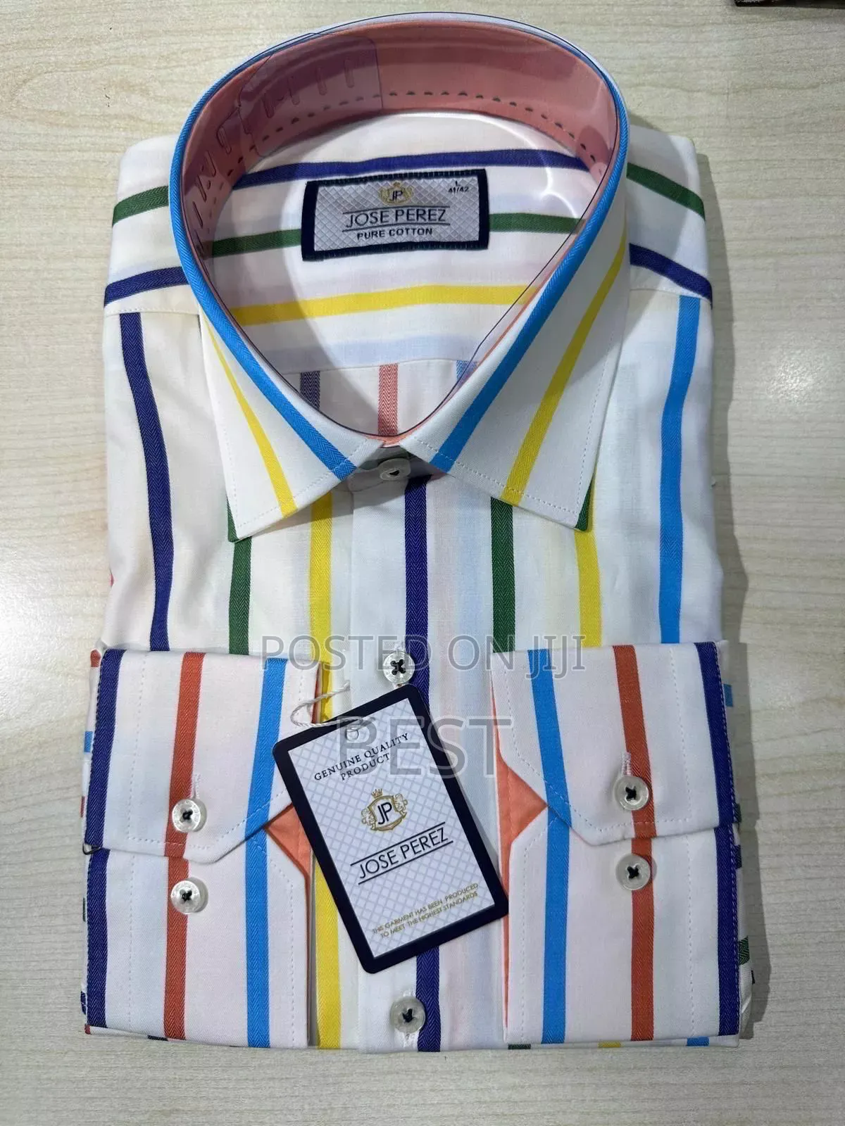 Multiple Colors Stripes Italian Shirts