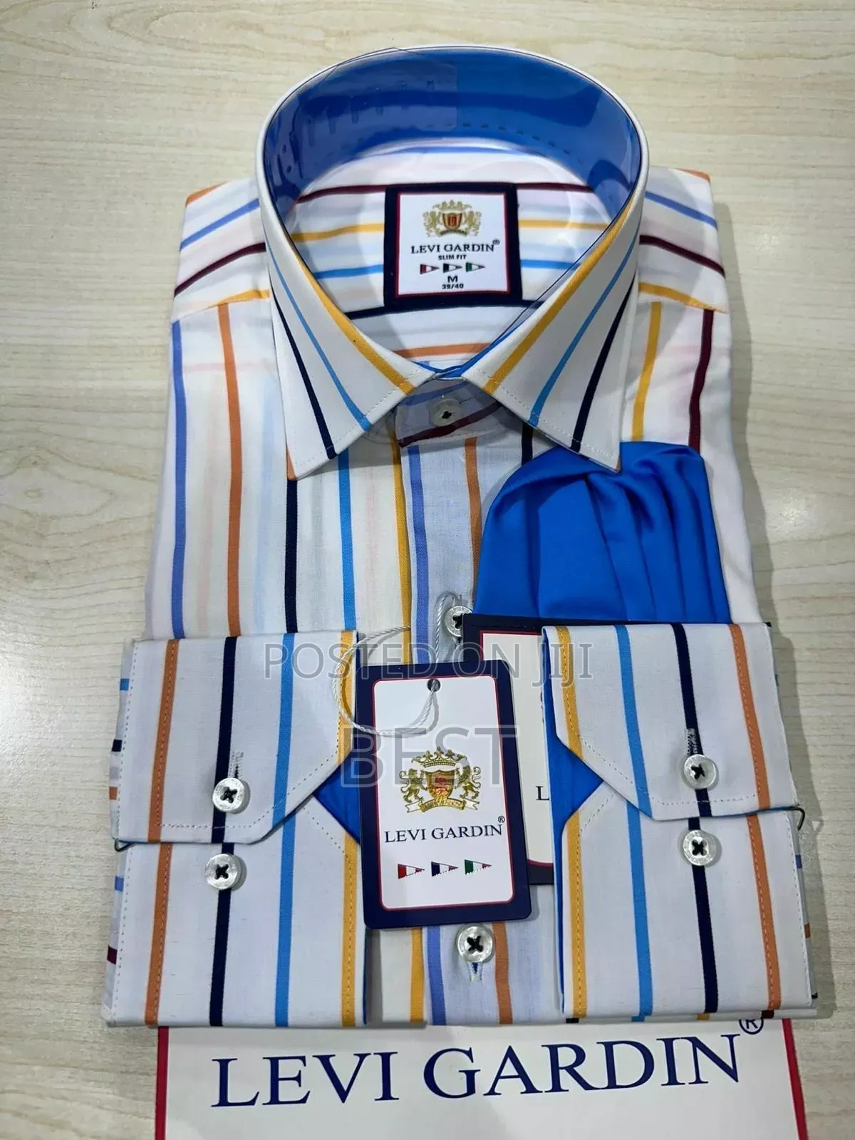 Multiple Colors Stripes Italian Shirts