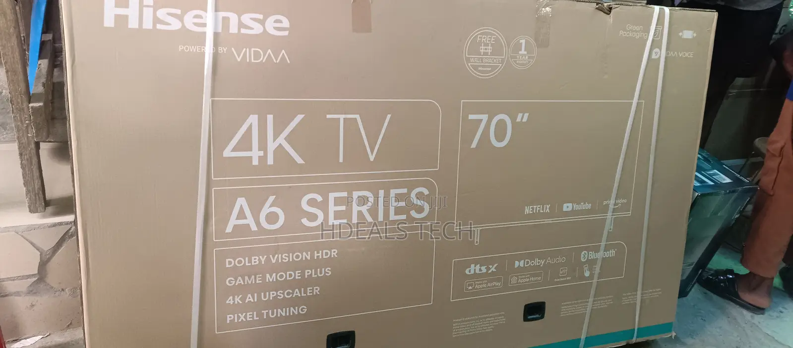 First Grade- Hisense 70inches Smart TV With Miracast Netflix