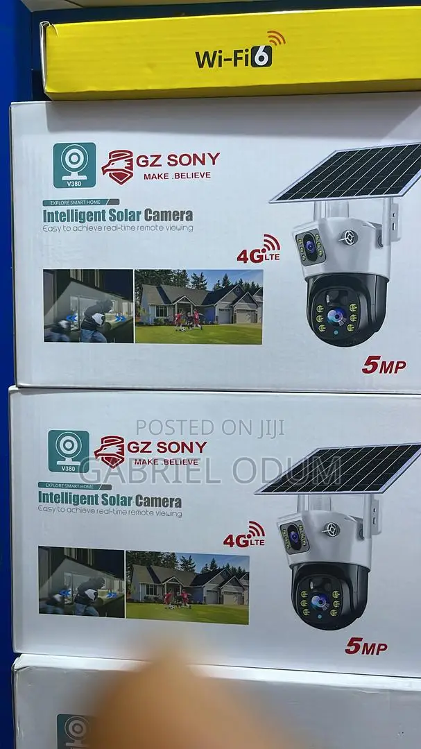 Solar CCTV Camera, App Ubox, V380pro