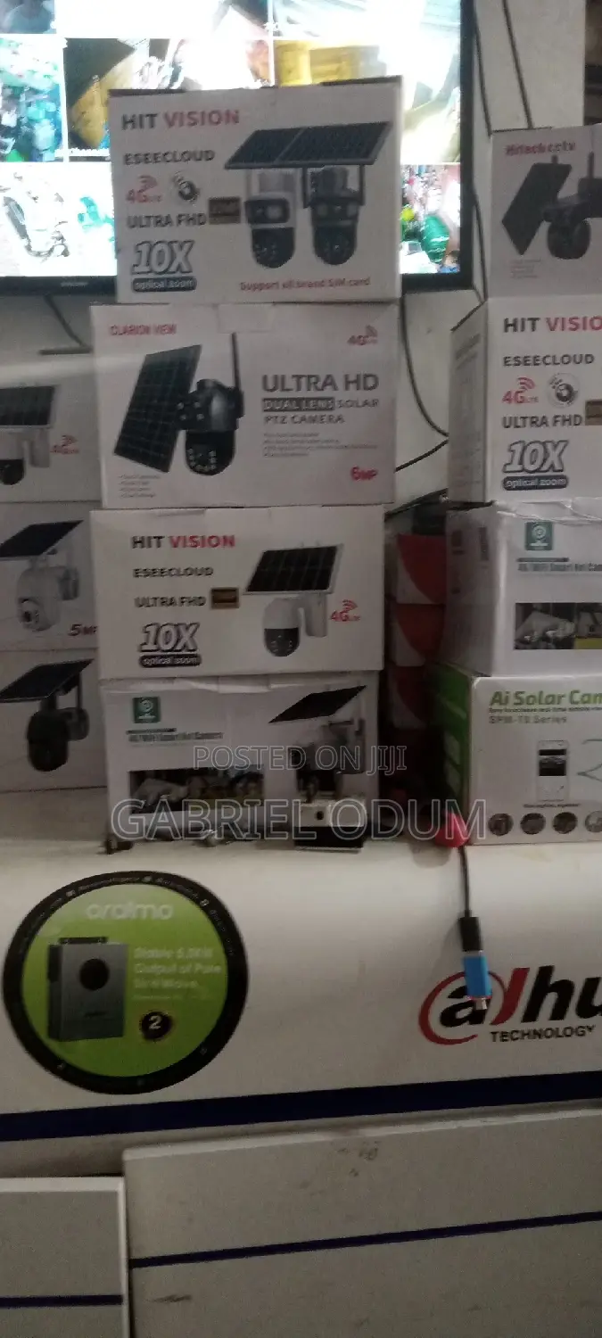 Solar CCTV Camera, App Ubox, V380pro