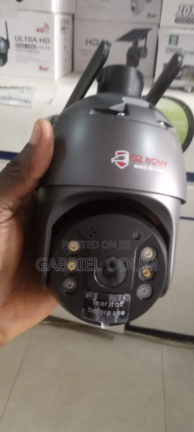 Solar CCTV Camera, App Ubox, V380pro