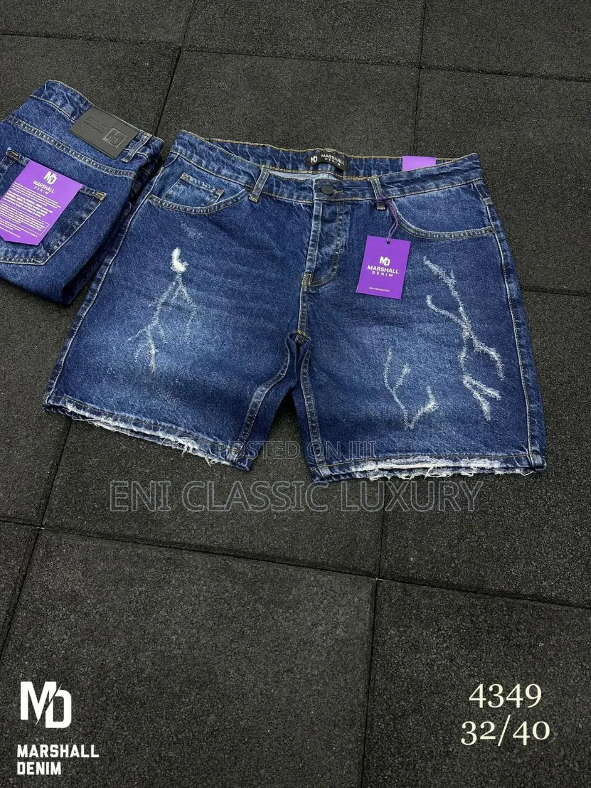 Original Luxury Cargo Jeans Shorts 🩳 Available In Store