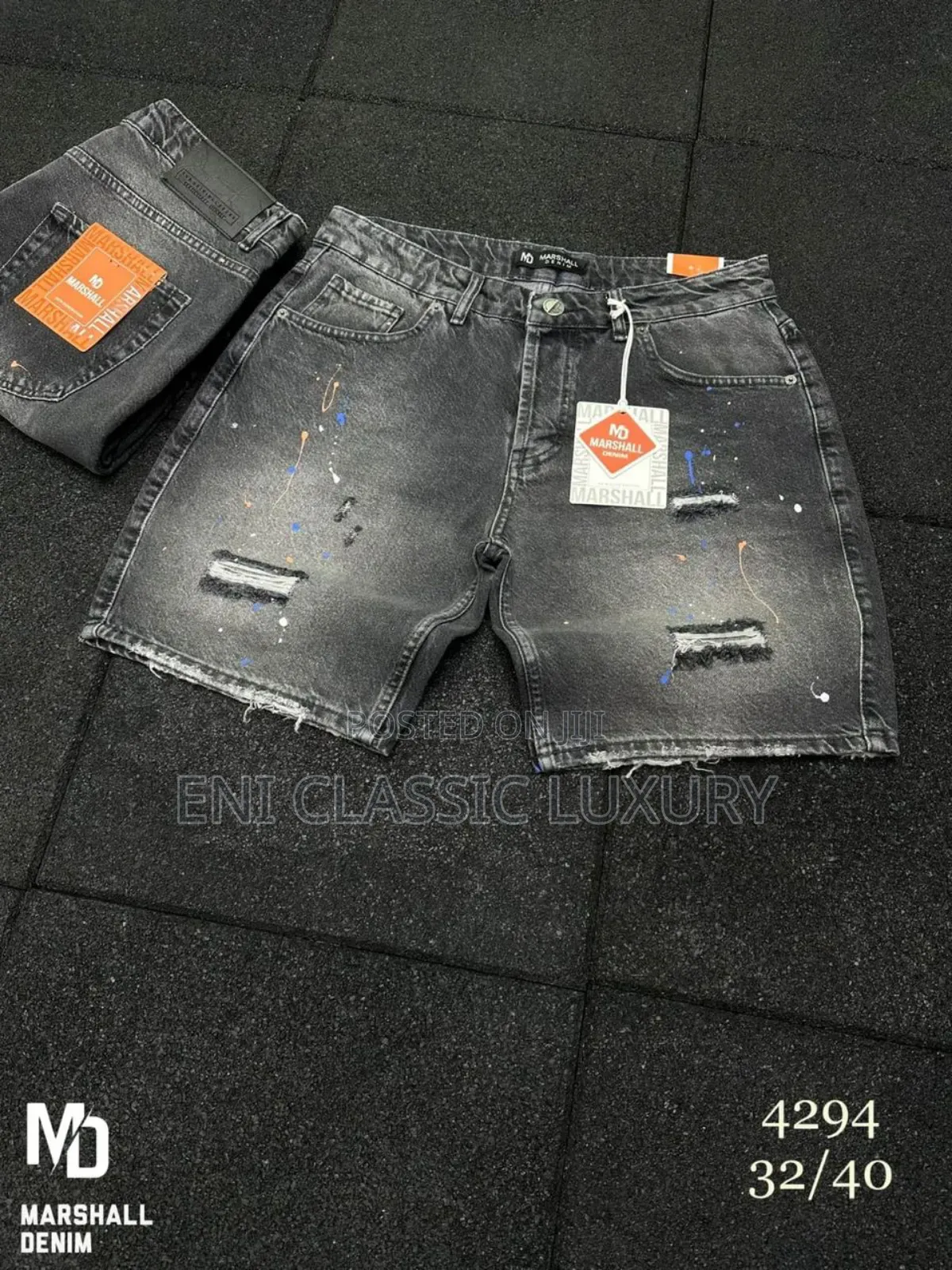 Original Luxury Cargo Jeans Shorts 🩳 Available In Store