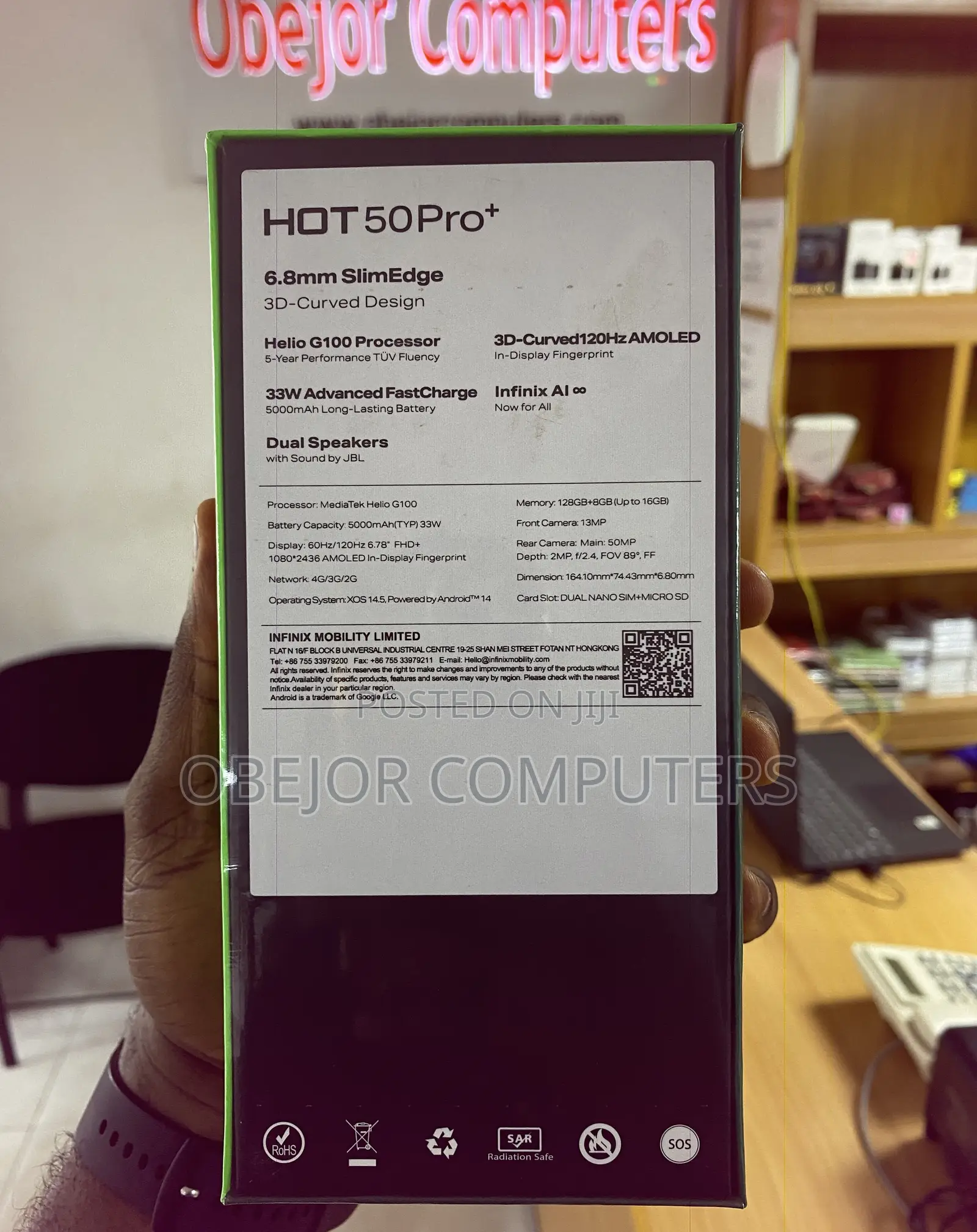New Infinix Hot 50 Pro+ 4G 256 GB