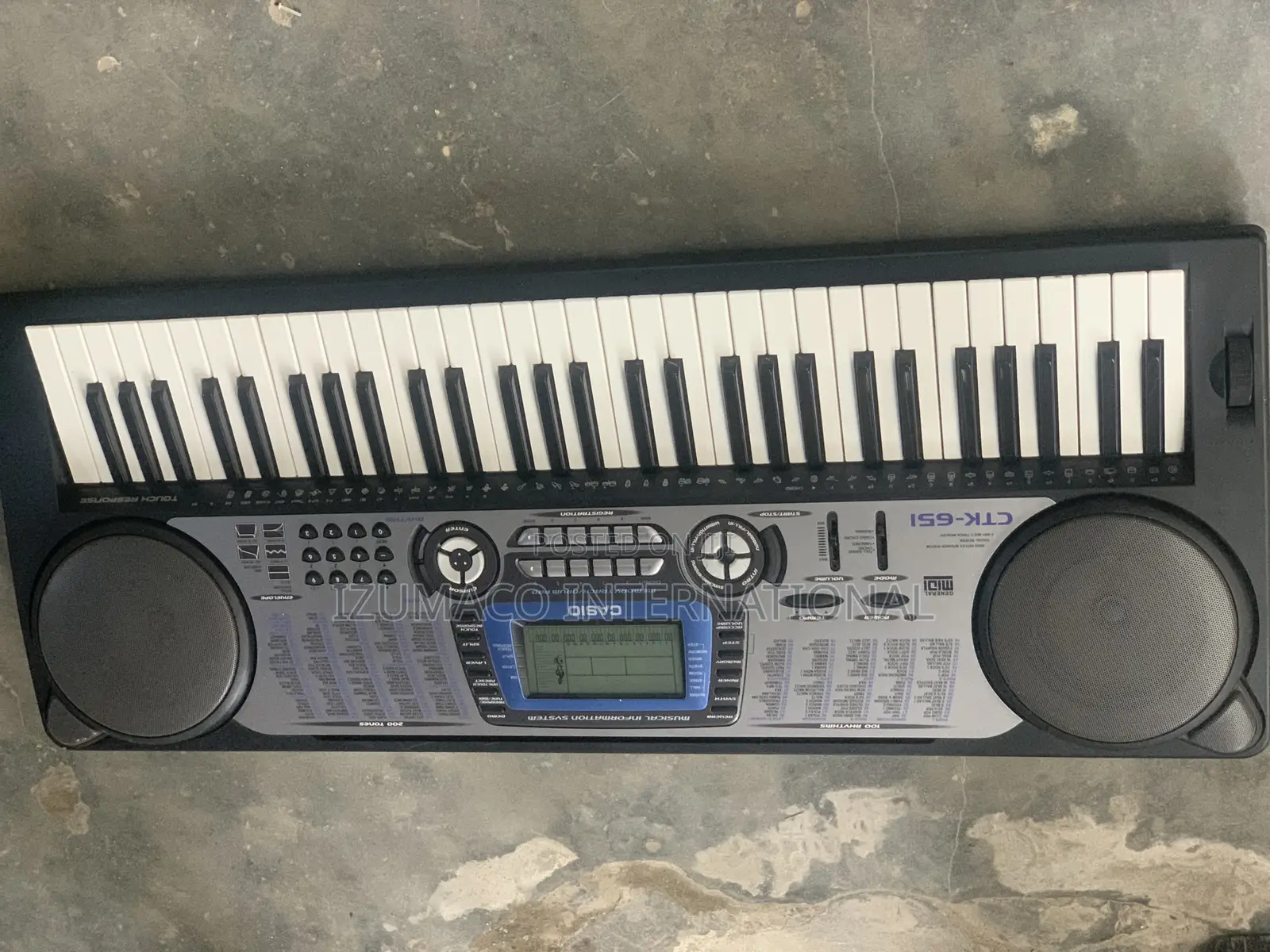 Ctk651 5-Octave Durable Casio Keyboard With Pitch Bend