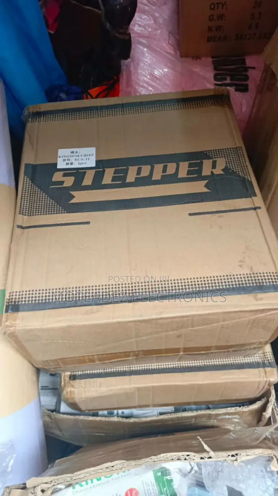 Mini Stepper Fitness Exercise Machine With Counter and Resistance Band