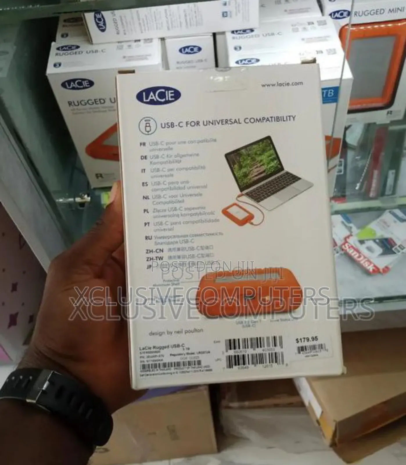 Lacie Rugged Usb-C 5tb HDD
