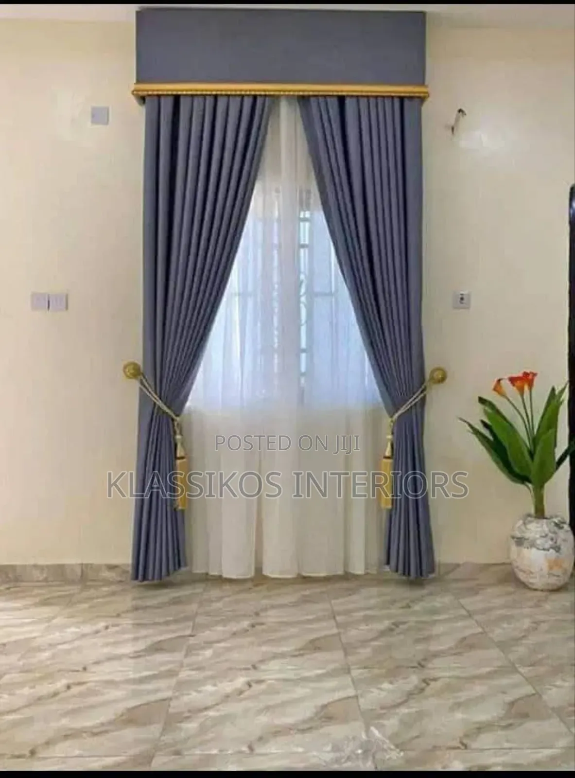 Vvip Standard Luxury Curtains in Style (O89)(Free Delivery)