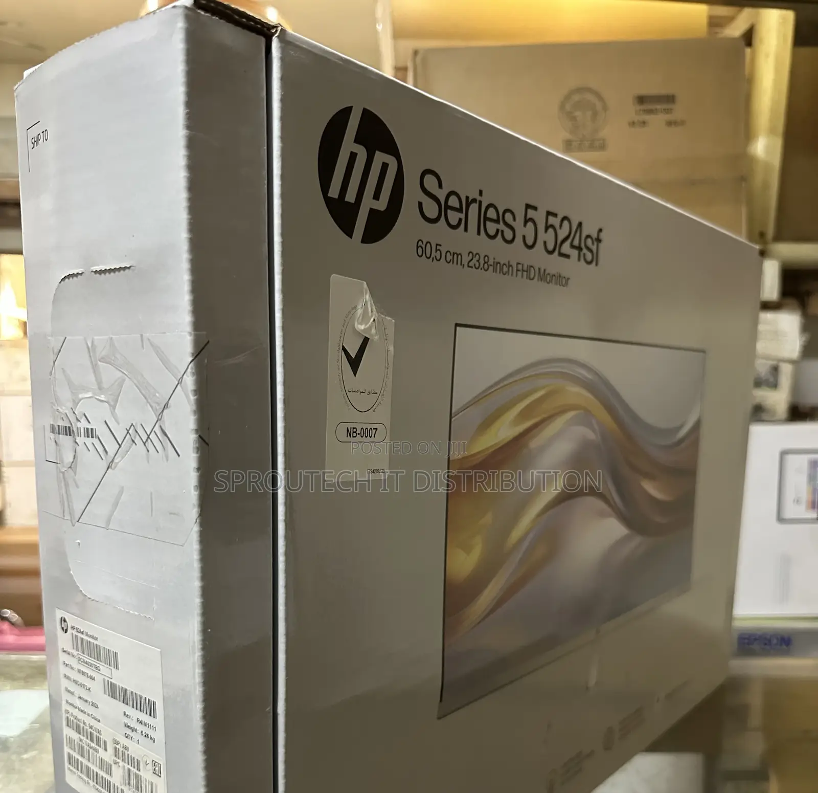 Hp Series 5 23.8 Inch FHD Monitor - 524sf