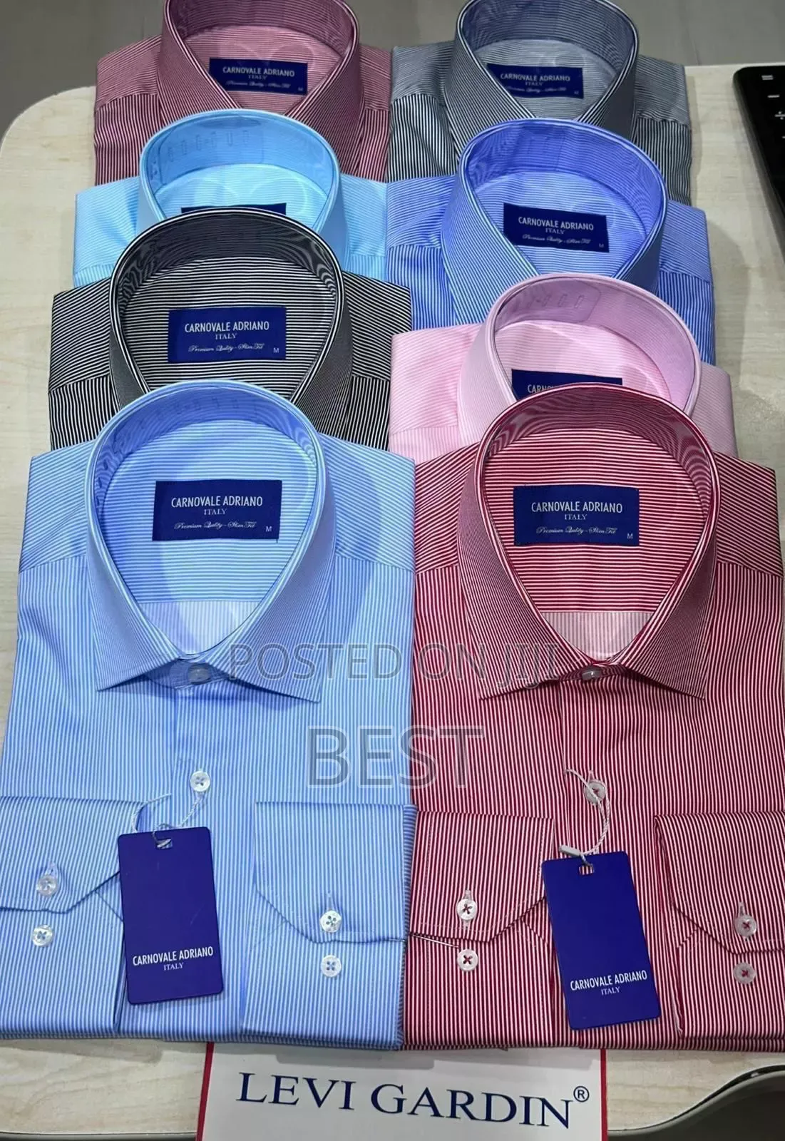 Tiny Stripes Italian Patterened Shirts