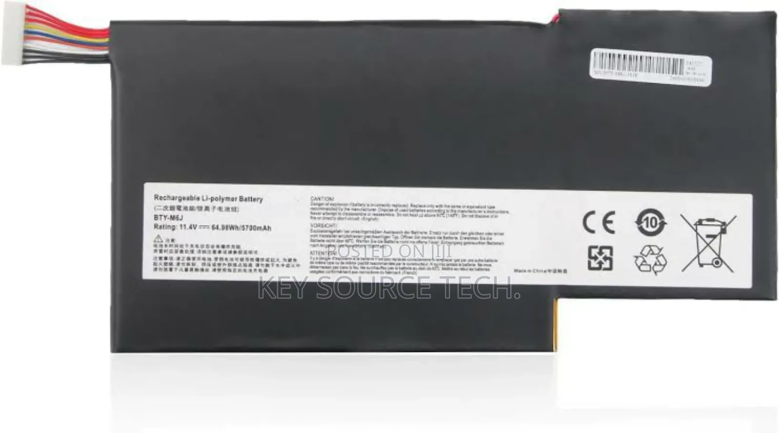 Msi Bty M6j For Gs63 Gs63vr Gs73 Gs73vr 6rf Stealth Pro 6rf001original