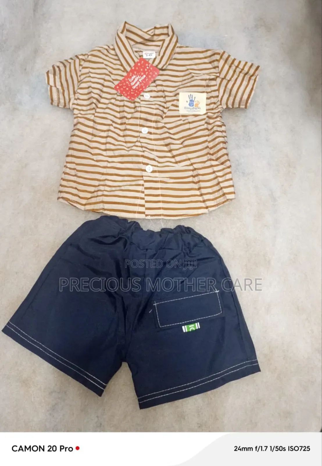 Baby Children Shirt. And Short Up and Down