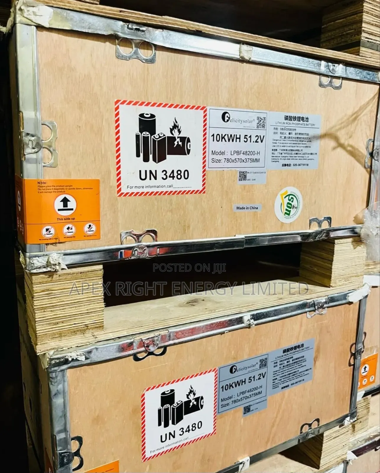 10kwh Felicity Lithium Battery 51.2volts