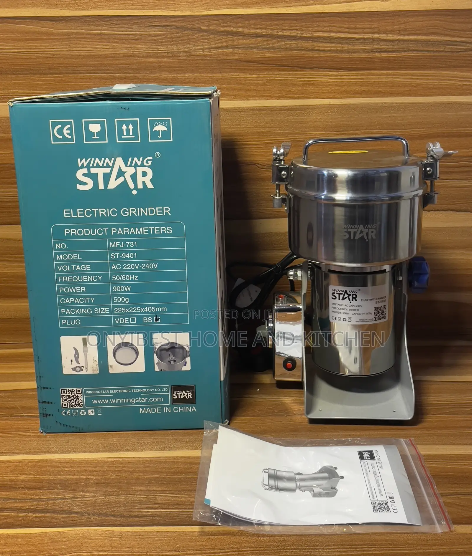 900wtts Winning Star Electric Grinder