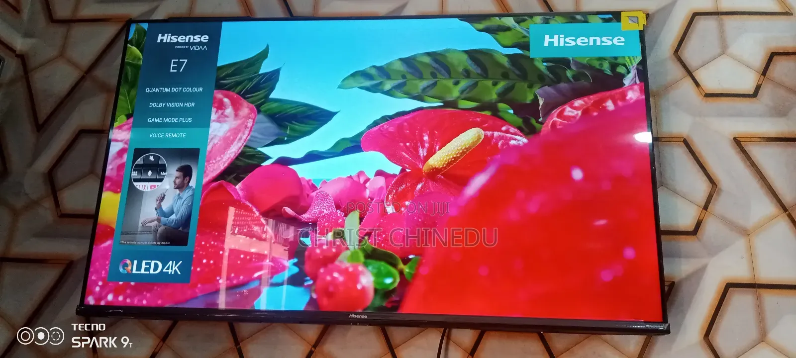 43inches E7 Series Hisense Frameless Smart Tv