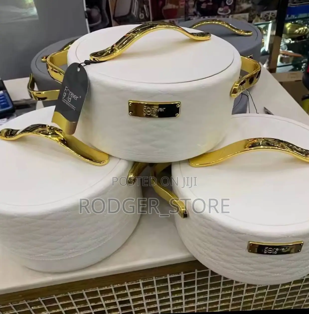 Quality Forever Gold 3pcs Set Food Warmer