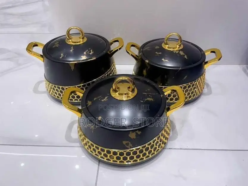 Luxury Hot Pot 3pcs Set 2L, 2.5L ,3L