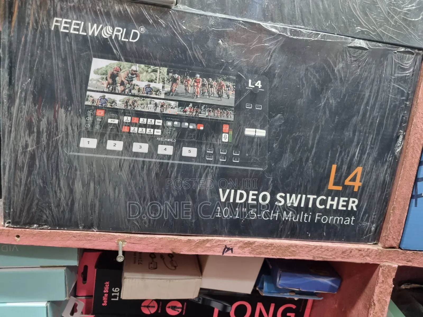 Feelworld L4 Video Switcher 5 Channels Sdi/Hdmi Mixer